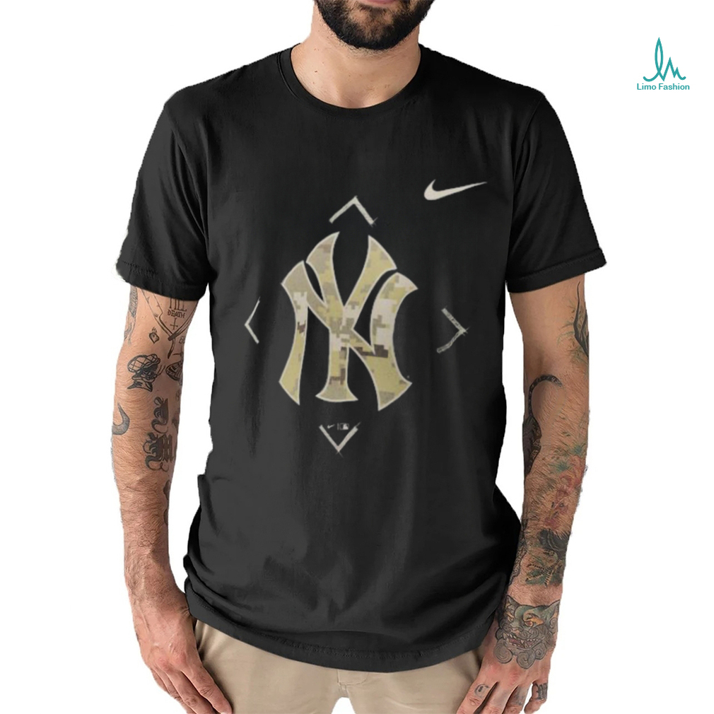 New York Yankees Nike Camo Logo T Shirt - Limotees