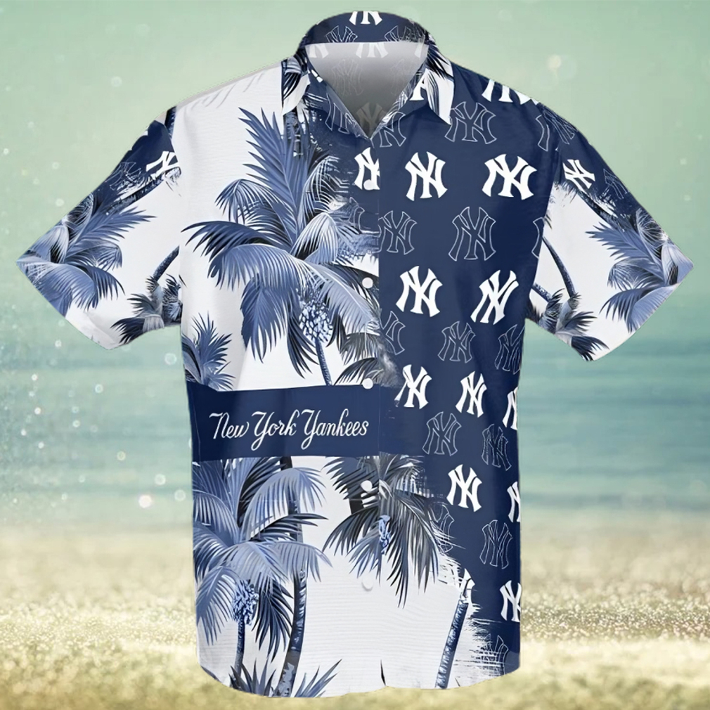 New York Yankees Tropical Aloha 2023 Blue Hawaiian Shirt