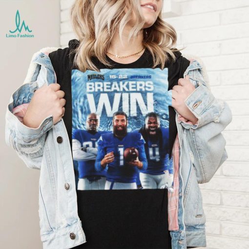 New orleans breakers breakers win incoming usfl shirt