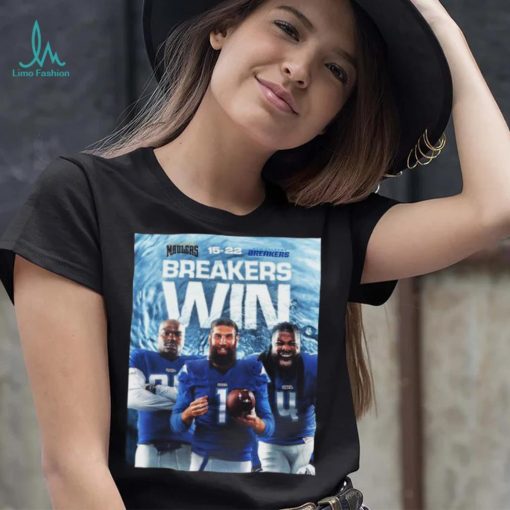 New orleans breakers breakers win incoming usfl shirt