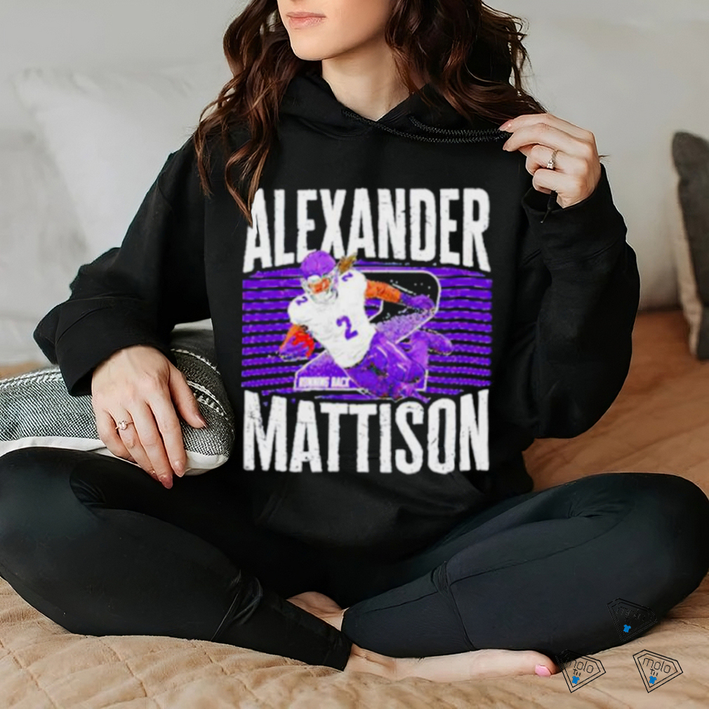 Nice Alexander Mattison Minnesota leap football shirt