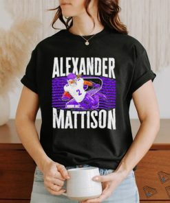 Nice Alexander Mattison Minnesota leap football shirt