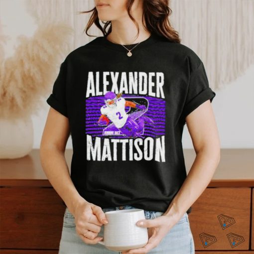 Nice Alexander Mattison Minnesota leap football shirt