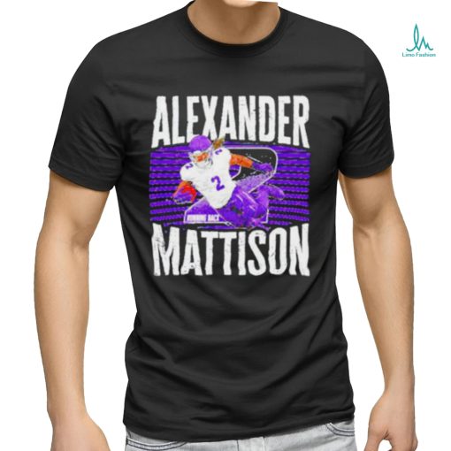 Nice Alexander Mattison Minnesota leap football shirt