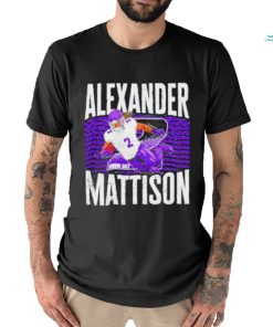 Nice Alexander Mattison Minnesota leap football shirt