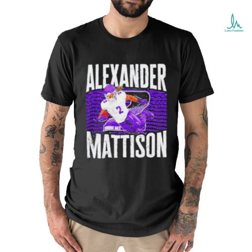 Nice Alexander Mattison Minnesota leap football shirt