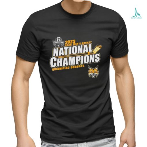 Nice Quinnipiac Bobcats 2023 NCAA Men’s Hockey National Champions shirt