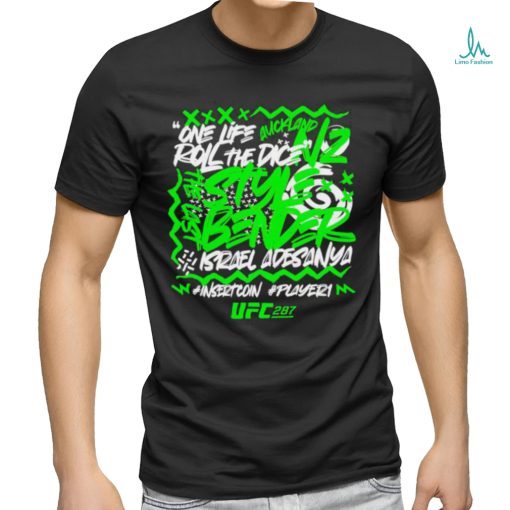 Nice israel Adesanya Roll The Dice UFC shirt