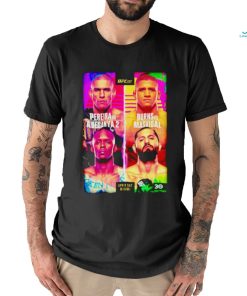 Nice pereira Vs Adesanya and Burns vs Masvidal Event shirt