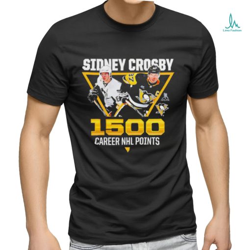 Nice sidney Crosby Pittsburgh Penguins 1500 Career NHL Points shirt