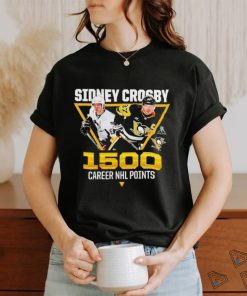 Nice sidney Crosby Pittsburgh Penguins 1500 Career NHL Points shirt