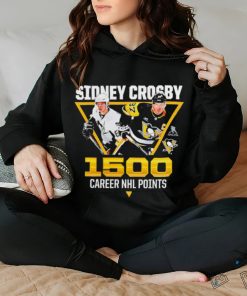 Nice sidney Crosby Pittsburgh Penguins 1500 Career NHL Points shirt