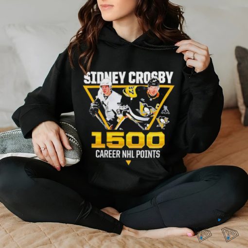 Nice sidney Crosby Pittsburgh Penguins 1500 Career NHL Points shirt