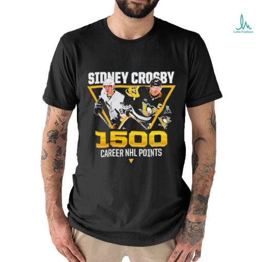 Nice sidney Crosby Pittsburgh Penguins 1500 Career NHL Points shirt