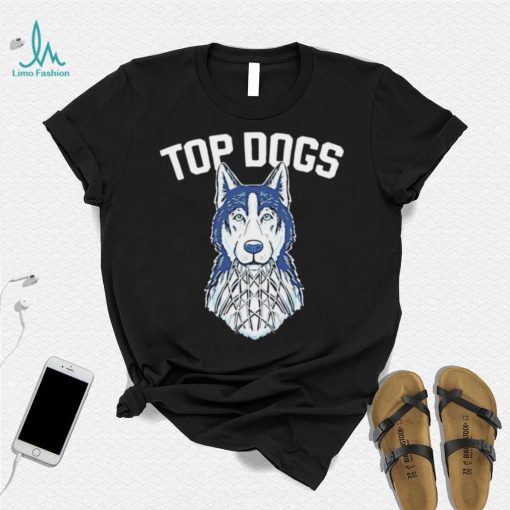 Nike UConn Huskies 2023 NCAA Men’s Basketball National Champions Top Dogs logo shirt