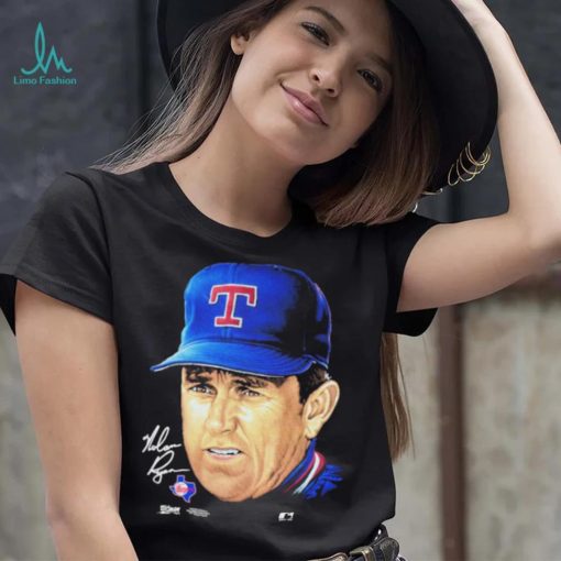 Nolan Ryan Big Face And Spell out Shirt