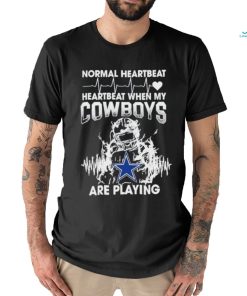 Normal Heartbeat When My Cowboys Are Playing Shirt