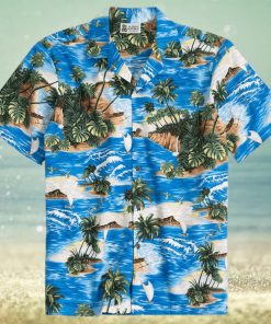 North Shore Blue Green Nice Design Hawaiian Shirt