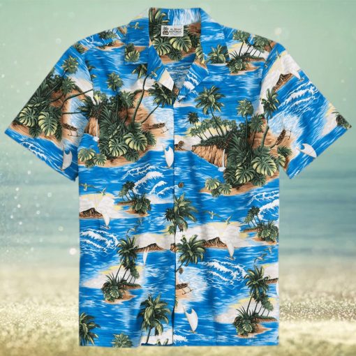 North Shore Blue Green Nice Design Hawaiian Shirt