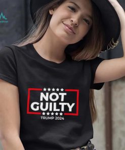 Not Guilty Trump 2024 shirt