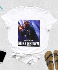 Official 2022 23 Coach Of The Year Mike Brown Tee