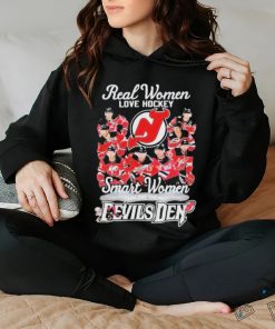 Official 2023 Real Women Love Hockey Smart Women Love The Devils Den Shirt