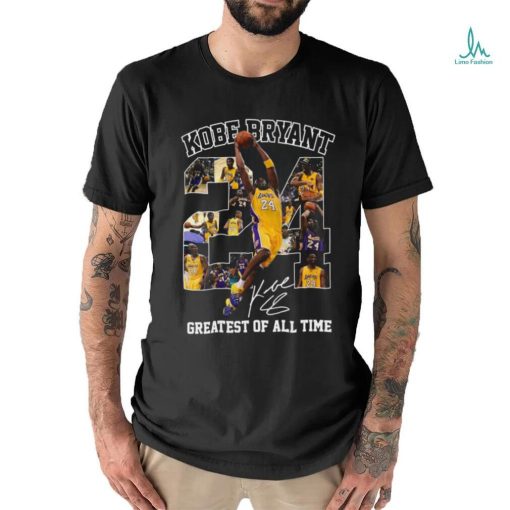 Official 24 NBA Kobe Bryant Lakers Greatest Of All Time Los Angeles Lakers Signature T shirt