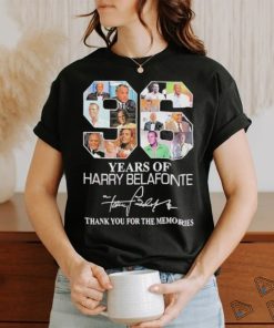 Official 96 Years Of Harry Belafonte Thank You For The Memories Shirt, hoodie, sweater, long sleeve and tank top Official 96 Years Of Harry Belafonte Thank You For The Memories Shirt