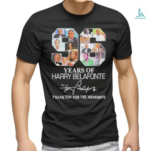 Official 96 Years Of Harry Belafonte Thank You For The Memories Shirt