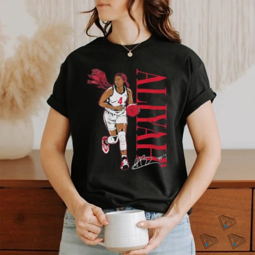 Official Aliyah Boston Player Pose signature Shirt