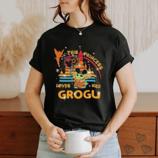 Official Baby Yoda Disneyland This Princess Loves Her Grogu Shirt