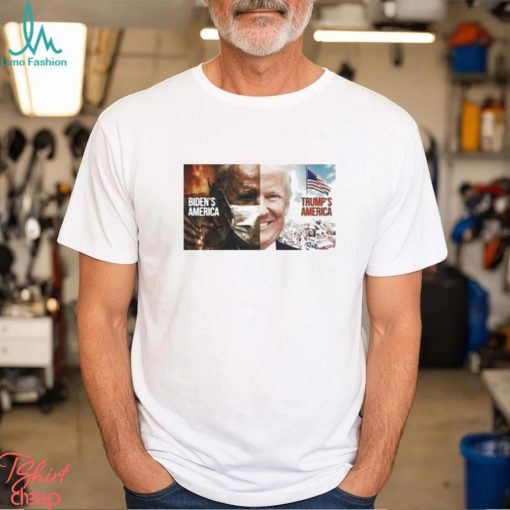 Official Biden’s America vs trump’s America T shirt