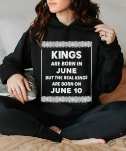 Official Birthday King White June 10 10Th shirt