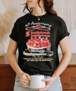 Official Calgary Flames 40th anniversary 1983 2023 Scotiabank Saddledome the Dome the rears and the memories shirt