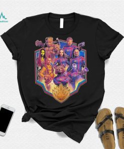 Official Character Shield Collage Guardians Of The Galaxy Volume 3 T Shirt