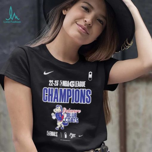 Official Delaware Blue Coats Nike 2023 NBA G League Champions T Shirt