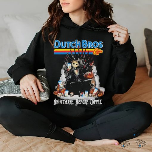 Official Dutch Bros coffee The King Jack Skellington nightmare before coffee shirt
