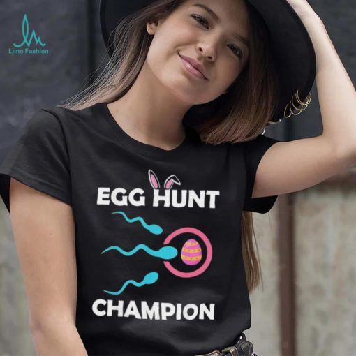 Official Egg Hunt Champion Funny Dad Easter Pregnancy Announcement T Shirt