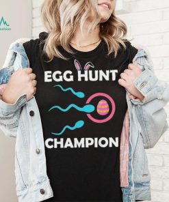 Official Egg Hunt Champion Funny Dad Easter Pregnancy Announcement T Shirt