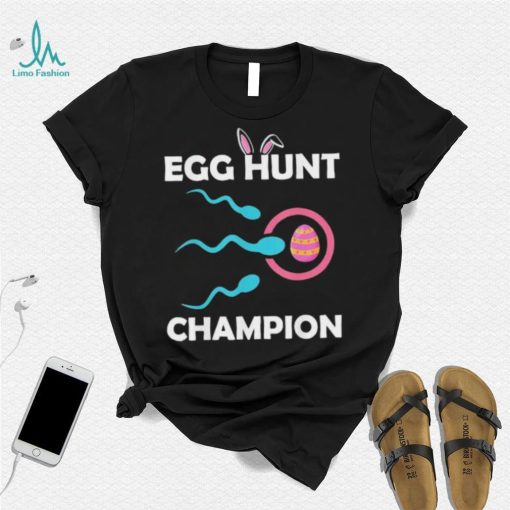 Official Egg Hunt Champion Funny Dad Easter Pregnancy Announcement T Shirt