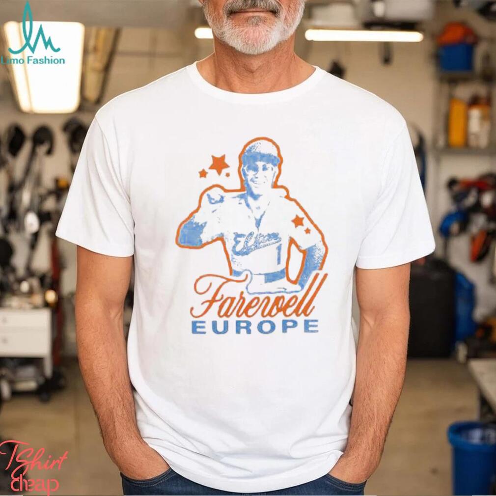 Official Elton John Farewell Europe T Shirt Official Elton John Farewell Europe T Shirt