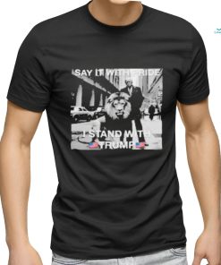 Official Emily Say It With Pride I Stand With Trump T Shirt