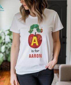 Official Eric carle a is for apple baby T shirt