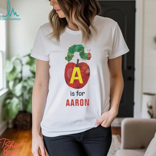 Official Eric carle a is for apple baby T shirt