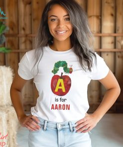 Official Eric carle a is for apple baby T shirt