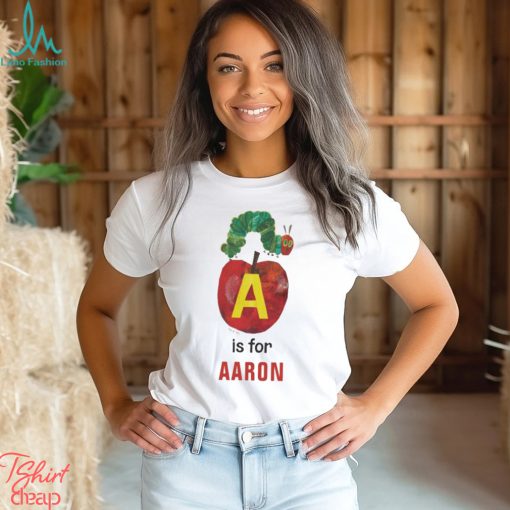 Official Eric carle a is for apple baby T shirt