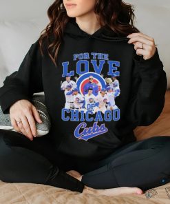 Official For The Love Of Chicago Cubs Baseball Signatures Shirt