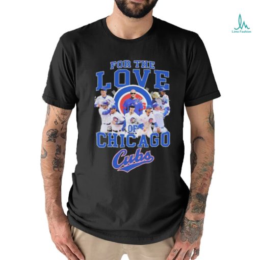 Official For The Love Of Chicago Cubs Baseball Signatures Shirt