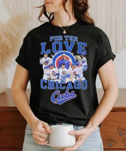 Official For The Love Of Chicago Cubs Baseball Signatures Shirt