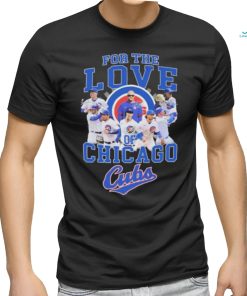 Official For The Love Of Chicago Cubs Baseball Signatures Shirt